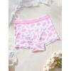 imageSHENHE Womens Cow Print Boyshorts Panties Low Rise Cute Boxer UnderwearPink
