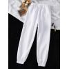 imageSHENHE Womens Graphic Butterfly Print Drawstring Joggers Pants Casual SweatpantsWhite