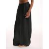 imageSHENHE Womens Green Wide Leg Palazzo PantsBlack