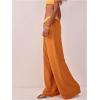 imageSHENHE Womens Green Wide Leg Palazzo PantsOrange