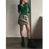imageSHENHE Womens Ribbed Long Sleeve Henley T Shirts Button Down Slim Fit Basic Tee TopGreen