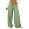 imageSHENHE Womens Green Wide Leg Palazzo PantsGreen