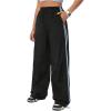 imageSHENHE Womens Y2K Parachute Cargo Pants Loose Fit Track Sweatpants