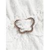 imageSHENHE Womens Square Neck Smocked Ruched Sleeveless Eyelet Peplum Top Kawaii Cute TopApricot