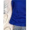 imageSHENHE Womens Tie Halter Neck Backless Ruched Slim Fit Textured Summer Cute Crop TopRoyal Blue