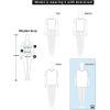 imageSHENHE Womens Oversized Jersey Shirt Graphic Print Crew Neck Color Block Raglan Sleeve Y2K Tee Shirt TopWhite