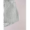 imageSHENHE Womens Striped Tie Front Top Open Back Deep V Halter Sexy Going Out Y2k Crop TopGreen