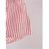 imageSHENHE Womens Striped Tie Front Top Open Back Deep V Halter Sexy Going Out Y2k Crop TopRed