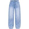 imageSHENHE Girls Wide Leg Jeans Casual Elastic Waist Loose Jeans Denim Pants with PocketsLight Wash