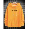 imageSHENHE Mens Graphic Hooded Sweatshirt Oversized Letter Print Casual Hoodie PulloverYellow