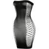 imageSHENHE Womens Fishnet Lingerie Mesh Night Dress Hollow Out Bodycon Mini Dress ChemiseBlack