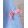 imageSHENHE Girls Bow Button Down Knitted Cardigan V Neck Loose Cute Crop Sweater OutwearBlue