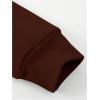 imageSHENHE Mens Oversized Graphic Hooded Sweatshirt Letter Figure Print Hoodie Pullover TopBrown