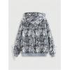 imageSHENHE Womens Zip Up Camo Hoodie Y2k Vintage Ribbon Bow Graphic Sweatshirt JacketGrey