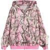 imageSHENHE Womens Zip Up Camo Hoodie Y2k Vintage Ribbon Bow Graphic Sweatshirt JacketPink