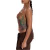 imageSHENHE Womens Sexy Mesh Top Sheer Colorful Strapless Psychedelic Ring Cropped Tube Top Rave OutfitsMulticolor