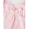 imageSHENHE Womens Coquette Bow Babydoll Top Lace Trim Heart Eyelet Cute Camisole Tank TopPink