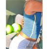 imageSHENHE Womens Y2k Spaghetti Strap Letter Graphic Miami Slim Fit Vintage Crop Tank TopRoyal Blue