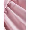 imageSHENHE Womens Floral Print Ruffle Hem Top Strapless Ruched Smocked Cute Peplum TopLight Pink