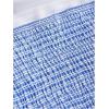 imageSHENHE Womens Floral Print Ruffle Hem Top Strapless Ruched Smocked Cute Peplum TopStriped Blue White
