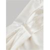 imageSHENHE Womens Satin Wrap Ruched Tie Side Tank Top Deep V Neck Sleeveless Elegant BlouseWhite