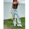 imageSHENHE Womens Leopard Print Velvet Top Y2K Ruched Tie Halter Strapless Cheetah Animal Crop TopsBrown