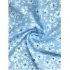 imageSHENHE Womens Plus Size Floral Cami Dress Smocked Waist Ruffle Flowy Short Summer Boho DressLight Blue