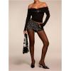 imageSHENHE Womens Sparkly Sequin Shorts Y2k Low Rise Sexy Glitter Party Rave Club ShortsSilver