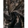 imageSHENHE Womens Plus Size Floral Lace Lined Camisole Spaghetti Strap V Neck Elegant Cami TankBlack