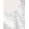 imageSHENHE Womens Plus Size Lace Bustier Corset Top Spaghetti Strap Sexy Going Out Crop Top CamiWhite