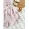 imageSHENHE Womens Fuzzy Pajamas Bear Print Puffy Tank and Shorts 2 Piece Cute Pajama SetFloral Pink