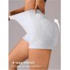imageSHENHE Womens Leopard Biker Shorts Tummy Control Scrunch Butt Seamless Workout Yoga ShortsLight Grey