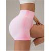 imageSHENHE Womens Leopard Biker Shorts Tummy Control Scrunch Butt Seamless Workout Yoga ShortsPink