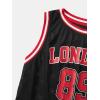 imageSHENHE Womens Jersey Crop Top Y2K Mesh Overlay Graphic Sleeveless Workout Jersey ShirtsBlack