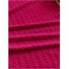 imageSHENHE Womens Vacation Sexy Cutout Waist Split Camisole Textured Bodycon Summer DressHot Pink
