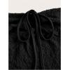imageSHENHE Womens Y2k Layered Ruffle Hem Mini Dress Sweetheart Neck Eyelet Bustier DressBlack