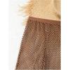 imageSHENHE Girls 3 Piece Bikini Sets Shell Decor V Neck Bathing Suit with Hollow Out Cover Up PantsCoffee Brown