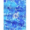 imageSHENHE Womens 2 Piece Swimsuit Floral Print Halter Tie Side Triangle Bikini SetBlue Floral