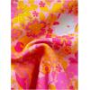 imageSHENHE Womens 2 Piece Swimsuit Floral Print Halter Tie Side Triangle Bikini SetOrange Floral