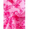 imageSHENHE Womens 2 Piece Swimsuit Floral Print Halter Tie Side Triangle Bikini SetPink Floral