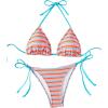 Blue Pink Orange Stripped