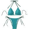 Striped Dark Green