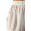 imageSHENHE Womens See Through Coverups Elastic Waist Vacation Beachwear ShortsWhite