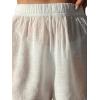 imageSHENHE Womens See Through Coverups Elastic Waist Vacation Beachwear ShortsWhite