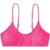 imageSHENHE Womens Smocked Backless Spaghetti Strap Padded Swimsuit Bathing Suit Bikini TopsHot Pink