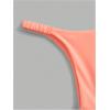 imageSHENHE Womens Halter Swimsuits 2 Piece Triangle High Cut Cheeky Thong Bikini Set Bathing SuitCoral Pink