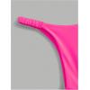 imageSHENHE Womens Halter Swimsuits 2 Piece Triangle High Cut Cheeky Thong Bikini Set Bathing SuitDark Pink