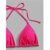 imageSHENHE Womens Halter Swimsuits 2 Piece Triangle High Cut Cheeky Thong Bikini Set Bathing SuitMagenta