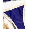 imageSHENHE Womens Sexy Bikini Sets Ring Triangle Tie Bathing Suits 2 Piece SwimsuitsDark Blue