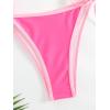 imageSHENHE Womens Sexy Bikini Sets Ring Triangle Tie Bathing Suits 2 Piece SwimsuitsLight Pink